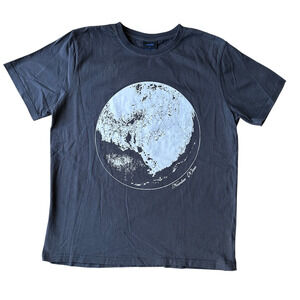M Number Nine Moon Tee Charcoal